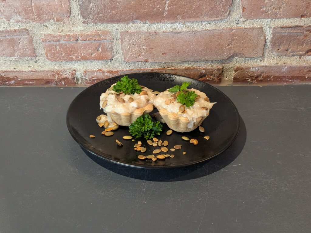 Tarteletter i Energimuseets cafe